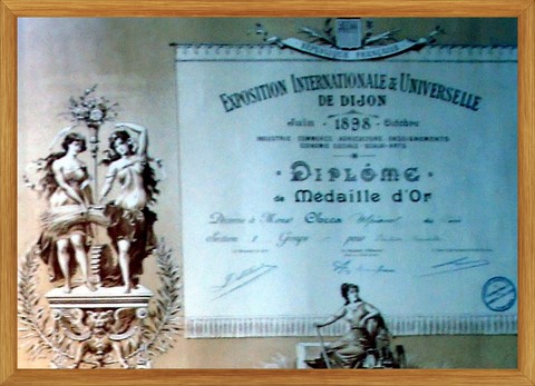Diploma Exposición de Dijon1898