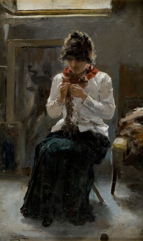 La tejedora