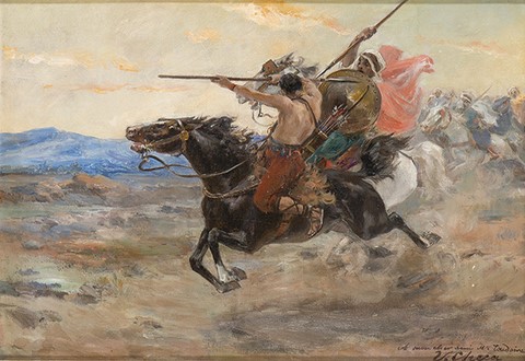 Lucha a caballo