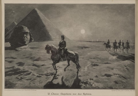 Napoleón ante las Pirámides de Egipto